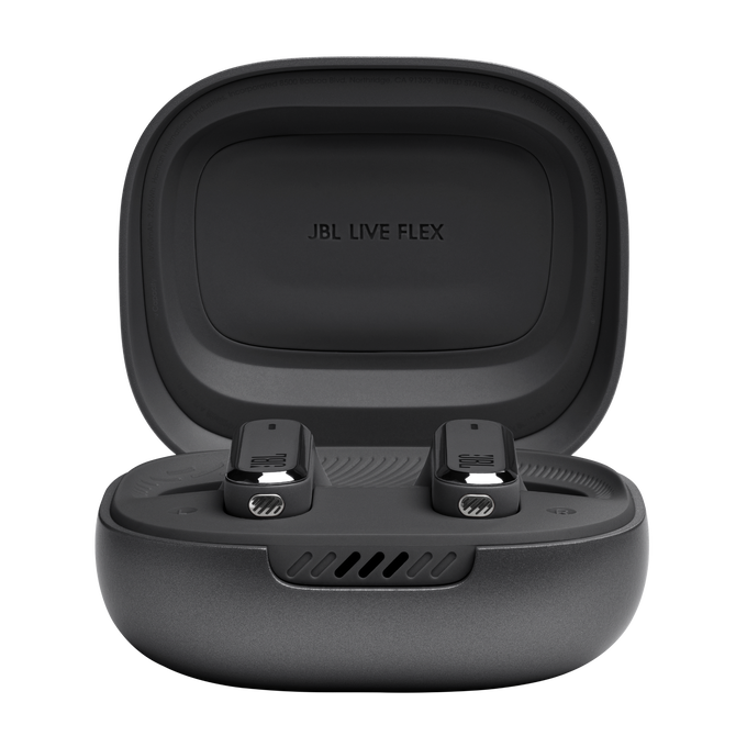 JBL Live Flex - Black - True wireless Noise Cancelling earbuds - Detailshot 1 image number null